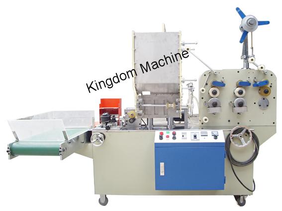 Máquina empacadora de popotes de 3 sellos