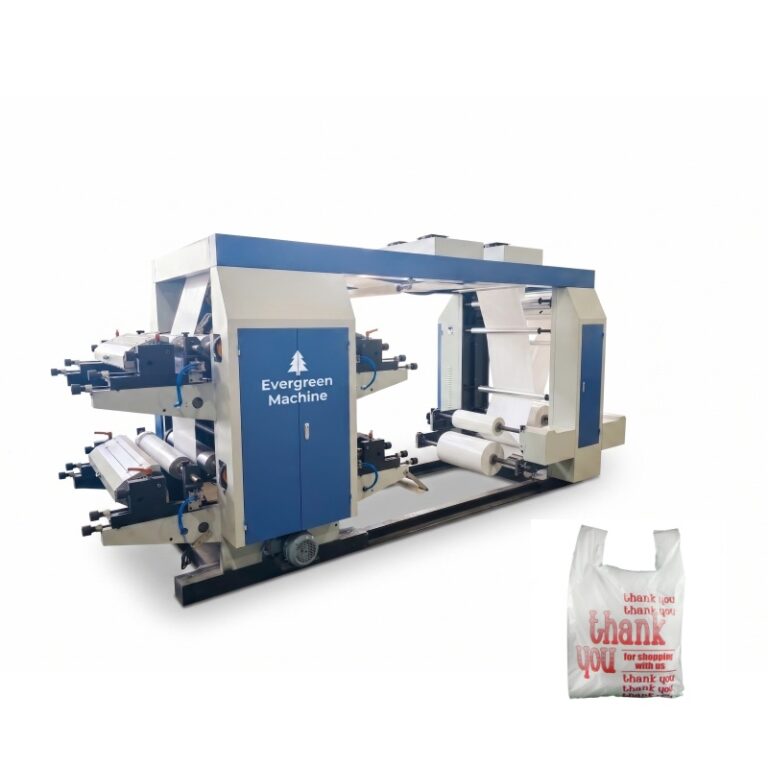 Máquina impresora flexográfica de 4 colores
