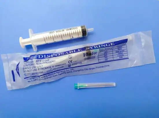 Disposable Syringe Plastic Bag