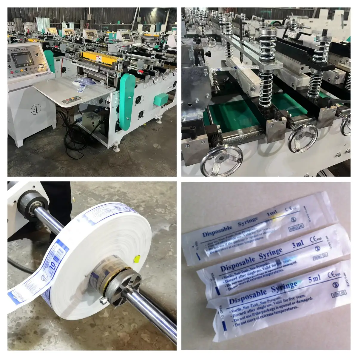 Disposable Syringe Plastic Bag Making Machine