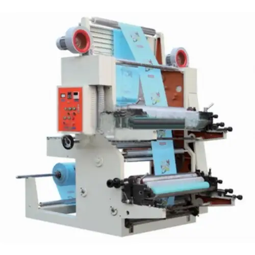 high speed two colors flexographic printing machine